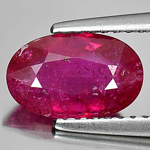 1.93 Ct. Oval Shape Natural Gem Red Pink Ruby Mozambique