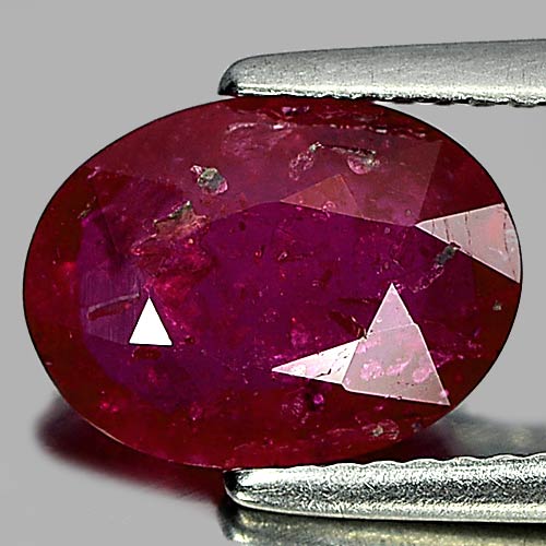 2.91 Ct. Oval Natural Red Pink Ruby Mozambique Gem