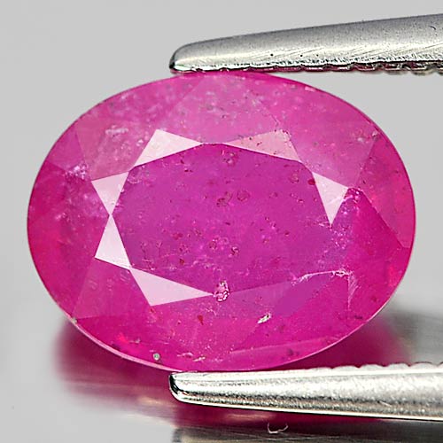 2.36 Ct. Sz 9 x 7 Mm. Oval Natural Gem Pink Ruby Mozambique