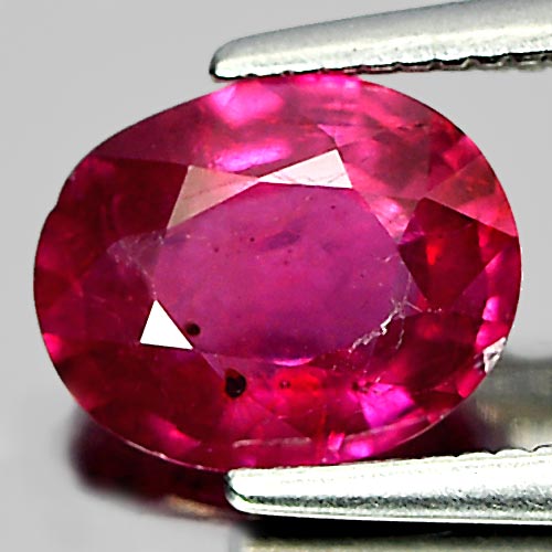 1.70 Ct. Oval Natural Gem Pinkish Red Ruby Madagascar