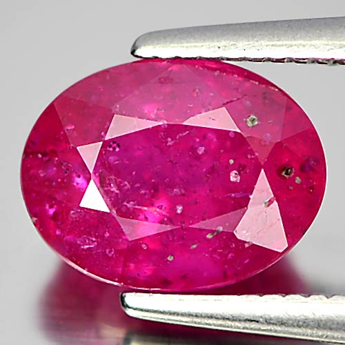 2.15 Ct. Attractive Oval Natural Gem Purplish Pink Ruby Mozambique