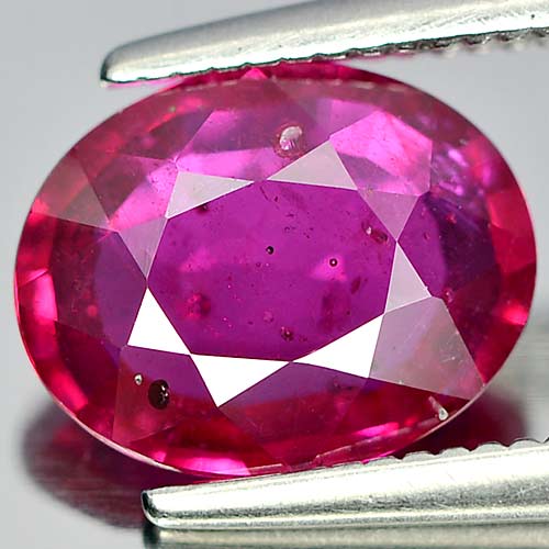 1.92 Ct. Nice Oval Natural Gem Purplish Pink Ruby Mozambique