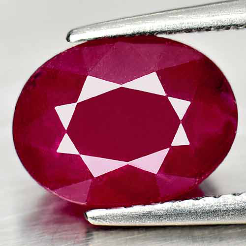 3.51 Ct. Charming Natural Gemstone Purplish Red Ruby Oval Shape