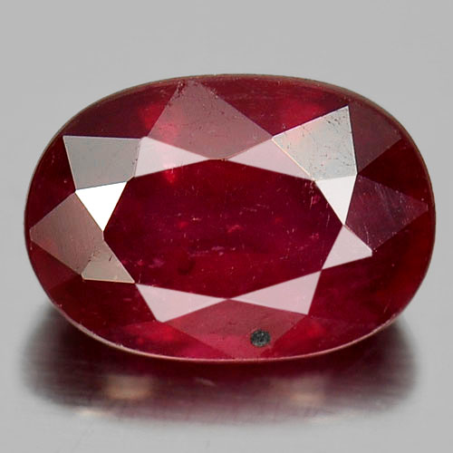 1.36 Ct. Good Color Natural Gemstone Pigeon Blood Red Ruby Oval Shape