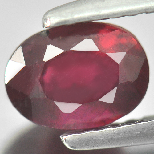 1.44 Ct. Nice Natural Gemstone Pinkish Red Ruby Oval Shape