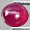 0.83 Ct. Oval Cabochon Gemstone Natural Red Pink Ruby From Madagascar
