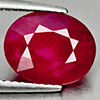 Red Pink Ruby 3.62 ct. Oval Shape 10.3 x 8.3 Mm. Natural Gemstone Madagascar