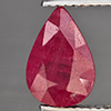 Natural Red Ruby Gemstones 3.28 Ct. Pear Shape 10.4 x 7.2 Mm.