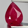 1.99 Ct. Pear Natural Gem Purplish Red Ruby Mozambique