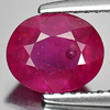 1.75 Ct.  Oval Shape Natural Gem Purplish Pink Ruby