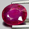 1.23 Ct. Charming Oval Natural Gem Purplish Red Ruby Madagascar