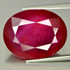 Ruby Purplish Red 31.12 Ct. Oval Shape 23 x 18.5 Mm. Natural Gemstone Mozambique