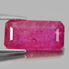Red Pink Ruby 4.28 Ct. Octagon Shape 12.9 x 6.3 Mm. Natural Gemstone Mozambique
