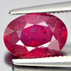 Good Color 1.89 Ct. Oval Natural Gem Purplish Red Ruby Madagascar