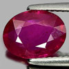 2.64 Ct. Oval Natural Purplish Red Ruby Mozambique Gem
