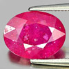 3.97 Ct. Nice Oval Natural Gem Purplish Pink Ruby Mozambique