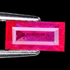 1.32 Ct. Baguette Natural Gem Purplish Pink Ruby Mozambique