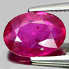 1.95 Ct. Oval Natural Gem Purplish Red Ruby Mozambique