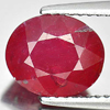 3.90 Ct. Oval Natural Gem Pinkish Red Ruby From Madagascar