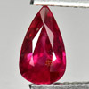 Unheated Purplish Pink Winza Ruby 0.84 Ct. Pear Shape 7.6 x 4.5 Mm. Natural Gem