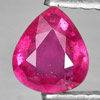 Unheated Ruby Reddish Pink 0.58 Ct. Pear 5.7 x 5 Mm. Natural Gemstone Madagascar