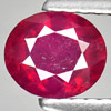 Purplish Red Ruby 0.94 Ct. Oval Shape 6.3 x 5.4 Mm. Natural Gemstone Madagascar