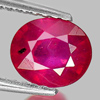 1.35 Ct. Oval Natural Gem Purplish Red Ruby Madagascar