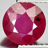 Purplish Red Ruby 2.28 Ct. Round Shape 8.1 Mm. Natural Gemstone From Mozambique