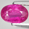 0.96 Ct. Oval Shape Natural Gem Purplish Pink Ruby