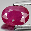 1.04 Ct. Oval Natural Gem Purplish Pink Ruby Sz 7 x 5 x 3 Mm.