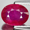 Ruby Purplish Pink 1.48 Ct. Oval 7.8 x 6.1 Mm. Natural Gemstone From Mozambique