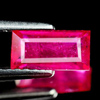 1.17 Ct. Baguette Natural Gem Purplish Pink Ruby Mozambique