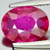 1.51 Ct. Oval Natural Gem Purplish Pink Ruby Mozambique