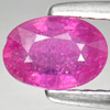 0.94 Ct. Oval Natural Gem Purplish Pink Ruby Mozambique
