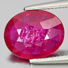 2.59 Ct. Oval Natural Gem Purplish Pink Ruby Mozambique