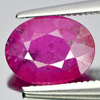 2.28 Ct. Oval Natural Gem Purplish Pink Ruby Mozambique