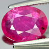 1.83 Ct. Oval Natural Gem Purplish Pink Ruby From Mozambique