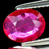 1.53 Ct. Oval Natural Gem Purplish Pink Ruby Mozambique