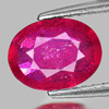 1.40 Ct. Oval Natural Gem Purplish Pink Ruby Mozambique