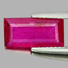 2.93 Ct. Baguette Natural Purplish Pink Ruby Mozambique