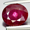 1.52 Ct. Oval Natural Gem Purplish Red Ruby From Tanzania