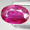 0.53 Ct. Oval Natural Gem Purplish Pink Ruby Tanzania