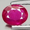 0.60 Ct. Oval Natural Gem Purplish Pink Ruby Tanzania