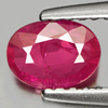 0.57 Ct. Oval Natural Gem Purplish Pink Ruby Tanzania