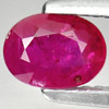 0.88 Ct. Oval Natural Gem Purplish Pink Ruby Tanzania