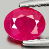 0.79 Ct. Oval Natural Purplish Pink Ruby Tanzania Gem