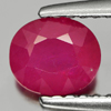 0.86 Ct. Oval Natural Purplish Pink Ruby Tanzania Gem
