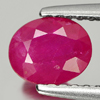 0.70 Ct. Oval Natural Purplish Pink Ruby Tanzania Gem