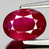 1.25 Ct. Oval Natural Gem Purplish Pink Ruby Tanzania