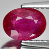 1.21 Ct. Oval Natural Gem Purplish Pink Ruby Tanzania